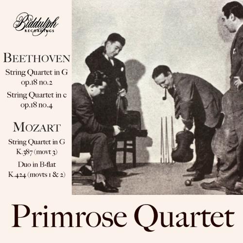 Cover Primrose Quartet play Beethoven & Mozart (Remastered 2024)