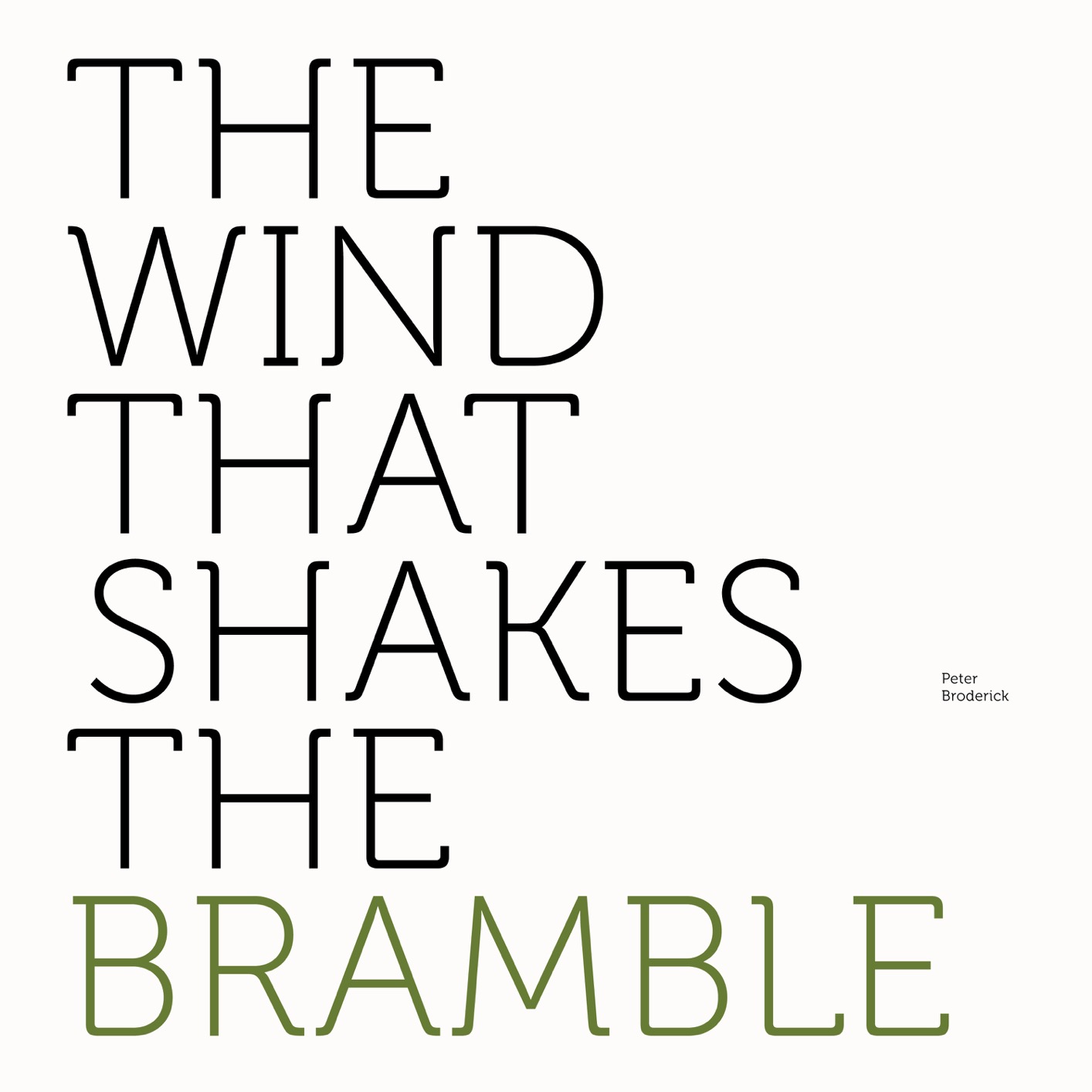 Cover The Wind That Shakes the Bramble