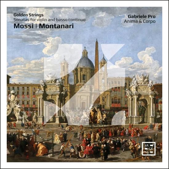 Cover Golden Strings – Mossi & Montanari: Sonatas for Violin and Basso Continuo