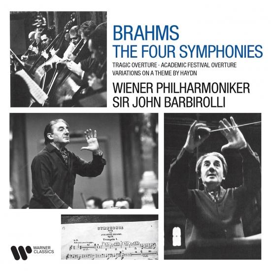 Cover Brahms: Symphonies, Tragic Overture, Academic Festival Overture & Variations on a Theme by Haydn (Remastered)