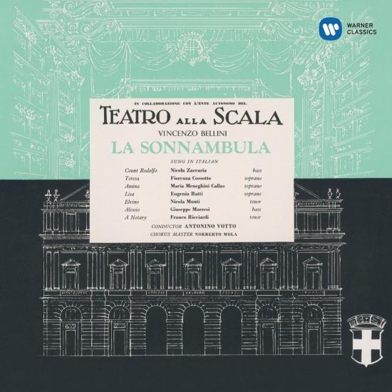 Cover Bellini: La sonnambula (1957 - Votto) - Callas Remastered