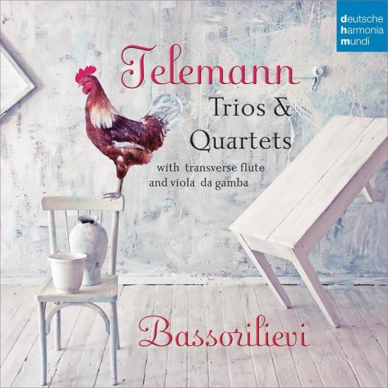 Cover Telemann: Trios & Quartets with Transverse Flute and Viola da gamba