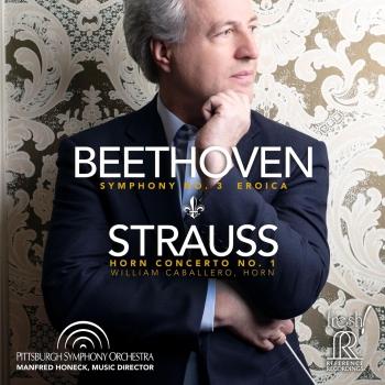Cover Beethoven: Symphony No. 3, Op. 55 'Eroica' - Strauss: Horn Concerto No. 1, Op. 11 (Live)
