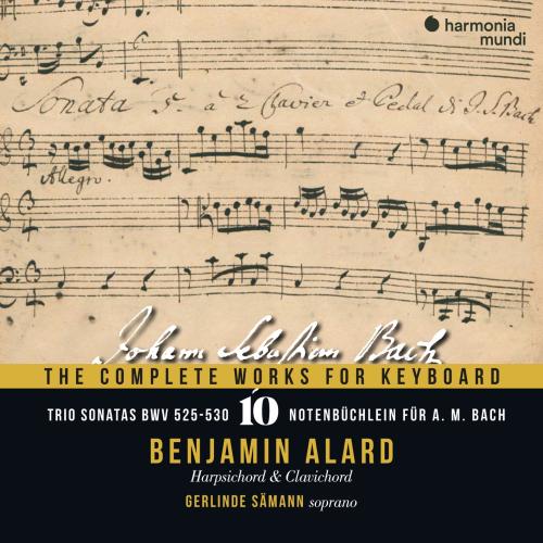 Cover J. S. Bach: The Complete Works for Keyboard, Vol. 10: Trio Sonatas, BWV 525-530 - Notebook for A.M. Bach